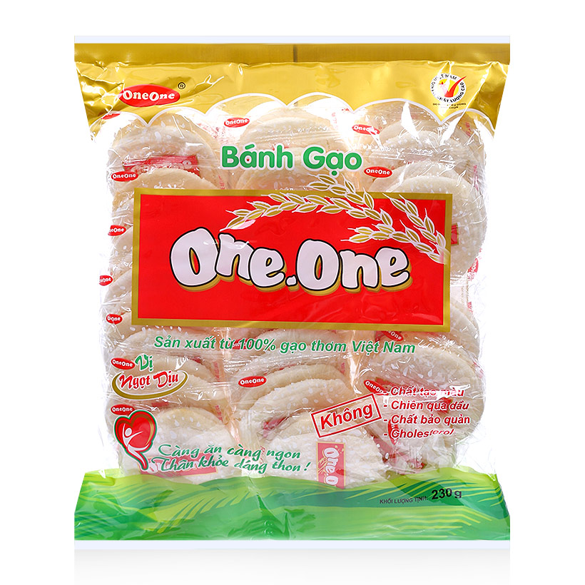 Bánh gạo ngọt One-One gói 230g(20) 0